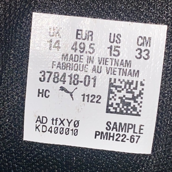 BRAND: Puma / SIZE: 15 (Bundle & Save) - Picture 6 of 6